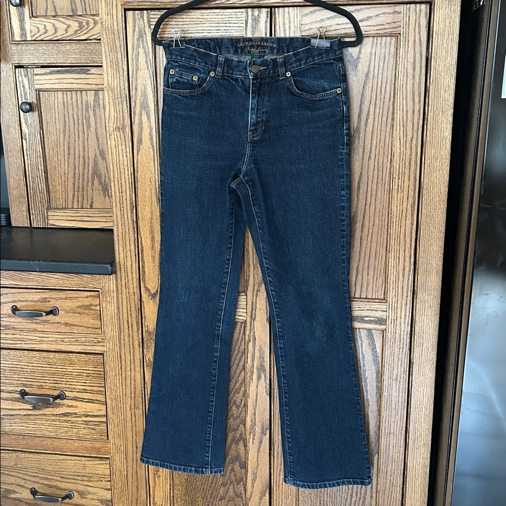 Lauren Jeans Co Ralph‎ Lauren LRL Original Bootcut Dark Wash Denim Jeans